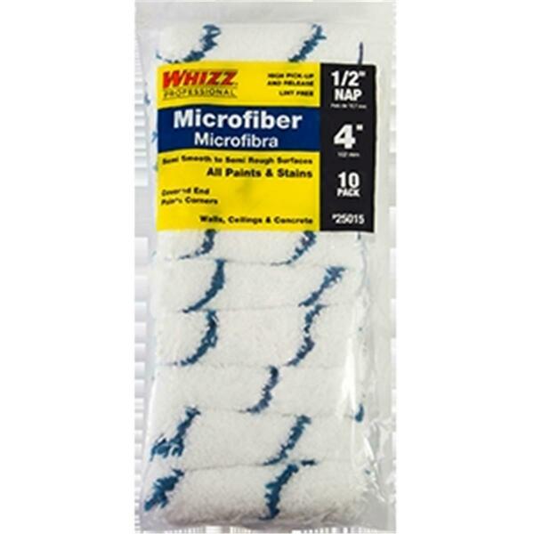 Louisville 25015 4 x 0.5 in. Microfiber Blue Stripe Roller Cover, 10PK 211927